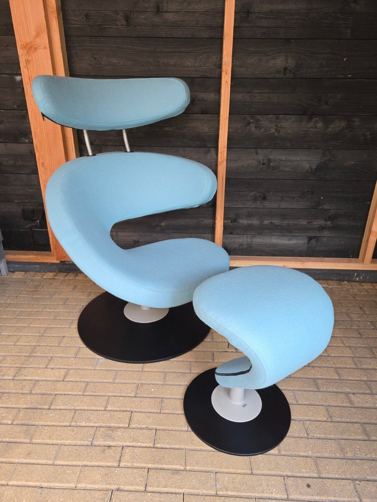 Stokke (Variér) Peel design Fauteuil Geherstoffeerd Kvadrat, Huis en Inrichting, Ophalen, Zo goed als nieuw