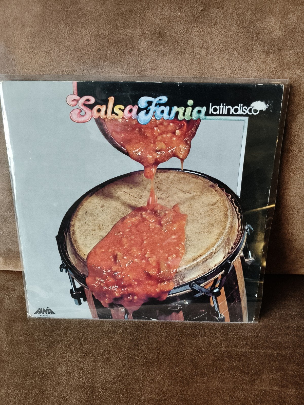 Salsa Fania Latindisco LP - Salsa Verzamelalbum, Ophalen, Salsa, Gebruikt, 12 inch