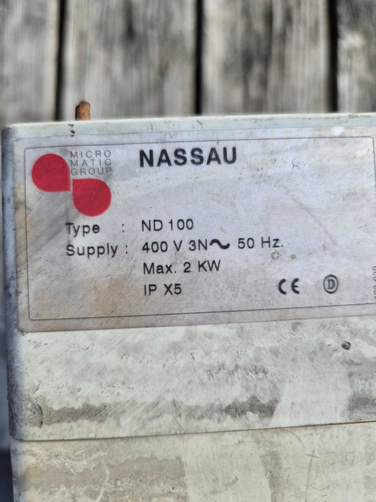Nassau ND 100 garagedeur besturingskast - 400V, 2KW, IP X5, Ophalen, Gebruikt, Overige merken, Overige typen