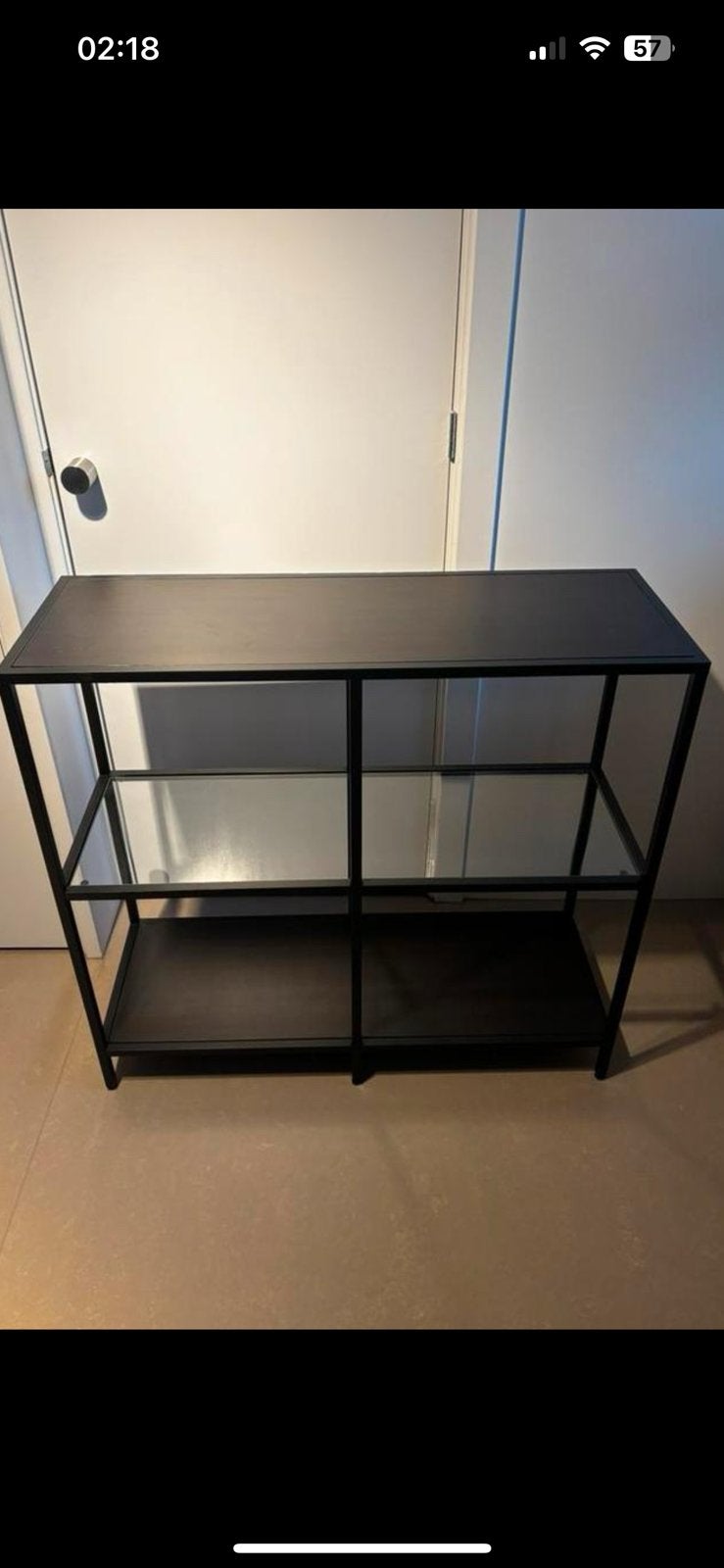 IKEA Vittsjö stellingkast - Zwart - Amsterdam Osdorp, Ophalen, Zo goed als nieuw