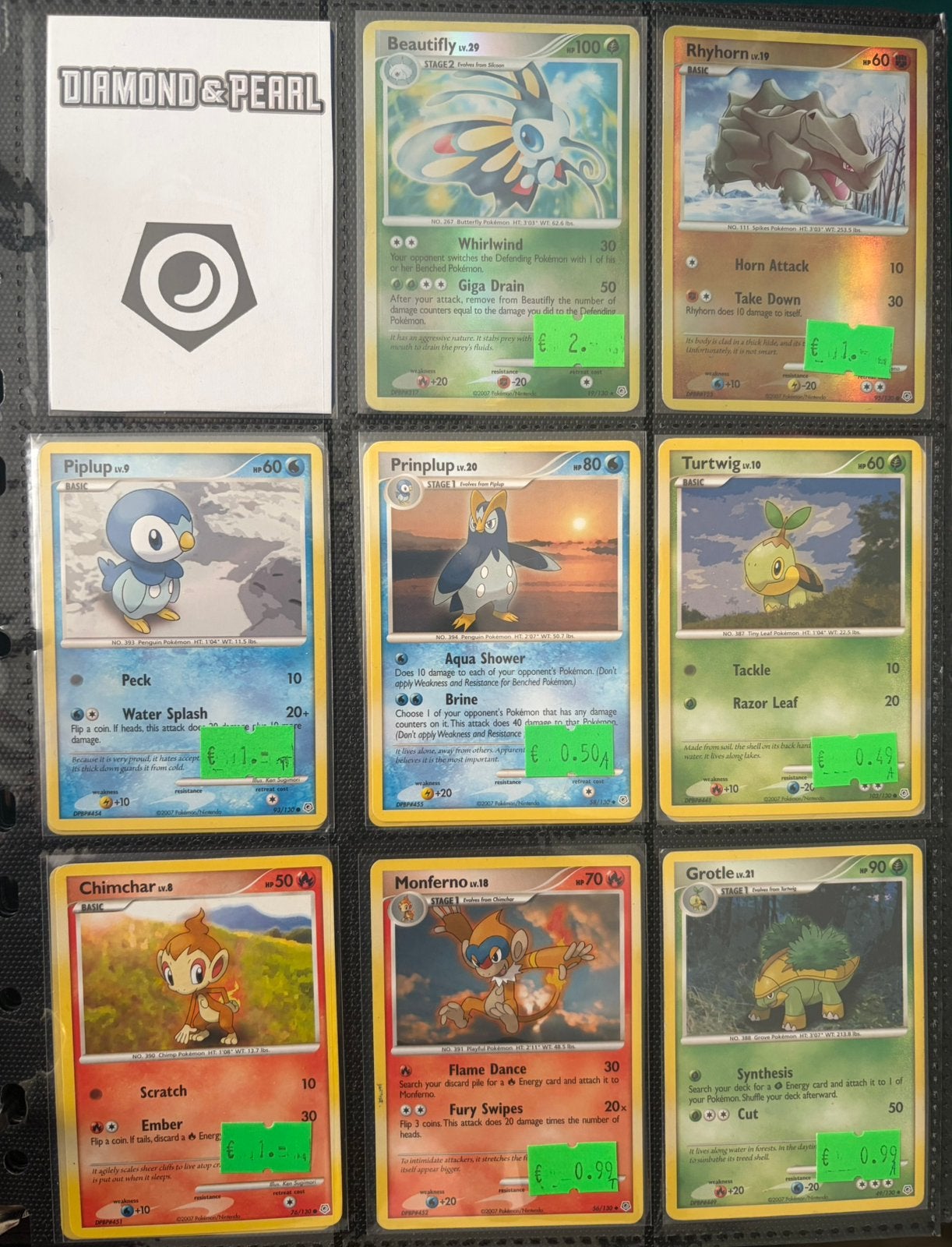 Diamond & Pearl Base Pokemon kaarten, Ophalen of Verzenden, Zo goed als nieuw