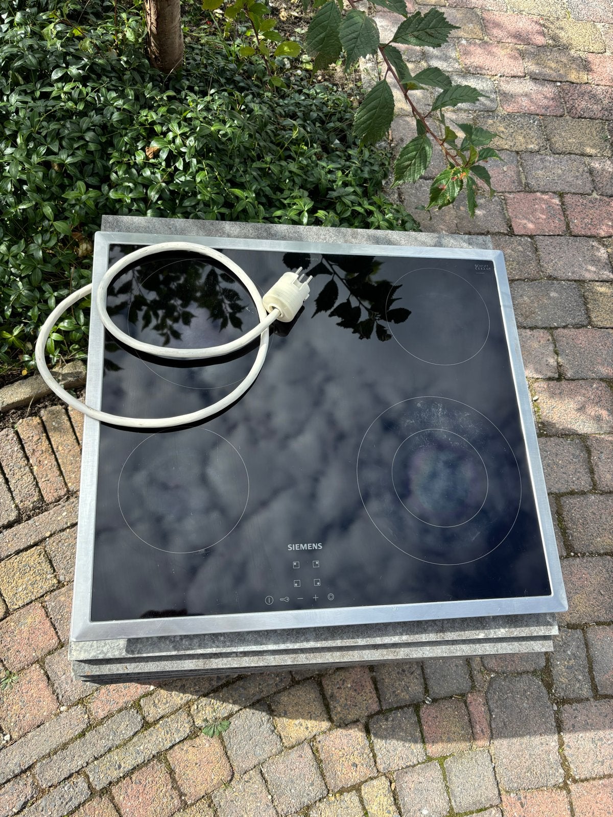 Siemens Keramische Kookplaat, Gebruikt, Minder dan 85 cm, Keramisch, Inbouw