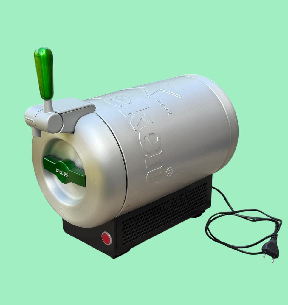 Heineken/Krups THE SUB Thuistap-Vintage Design Eyecatcher!, Ophalen of Verzenden, Krups
