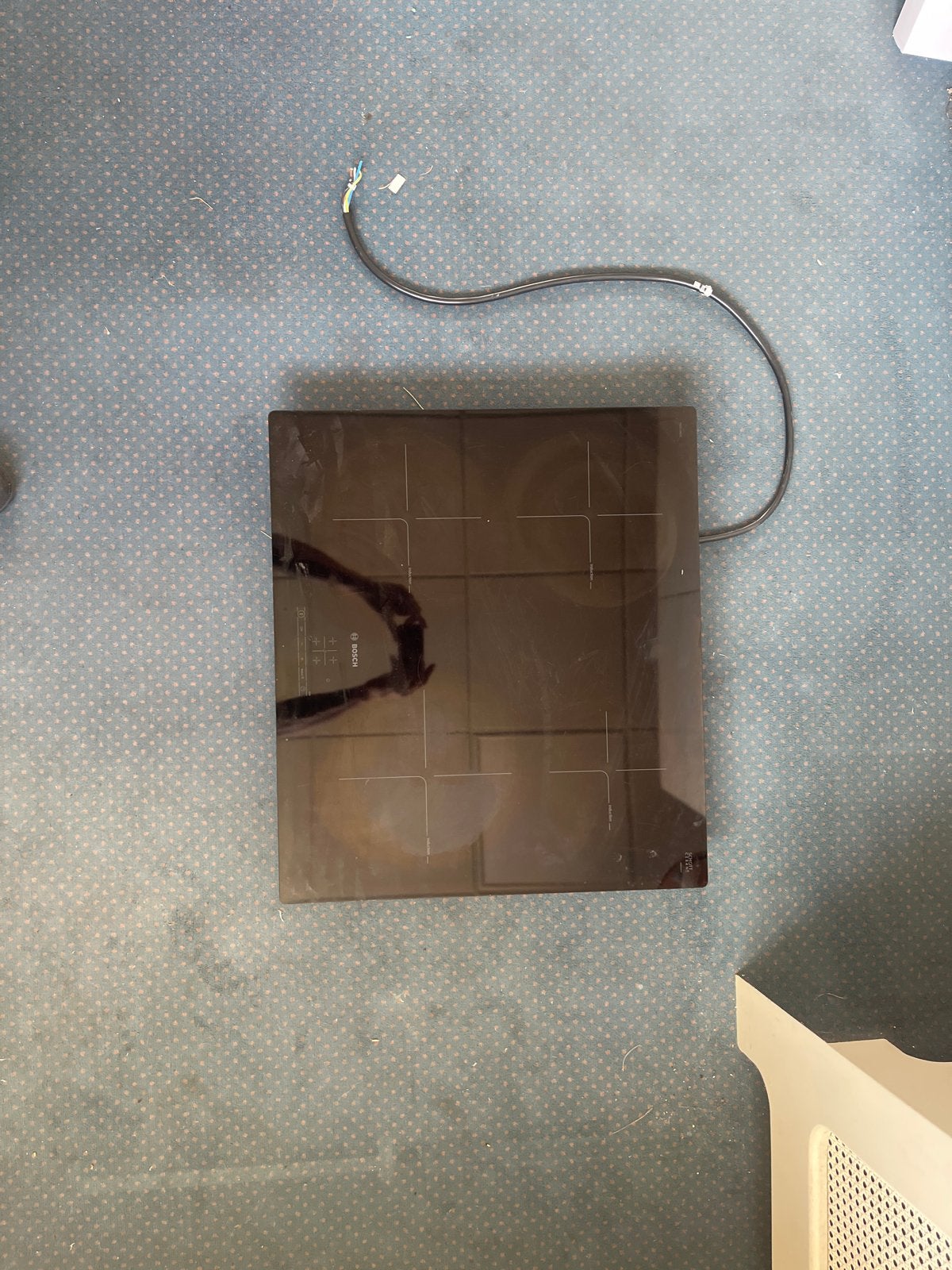 Bosch Inductie Kookplaat - PIE611BB1E/01, Ophalen, Gebruikt, 4 kookzones, Inbouw