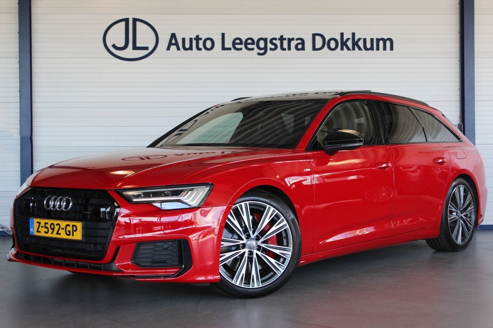 Audi A6 Avant 55 TFSI e Quattro Competition Tangorot Metalli, Automaat, Dealer onderhouden, Gebruikt, 4 cilinders