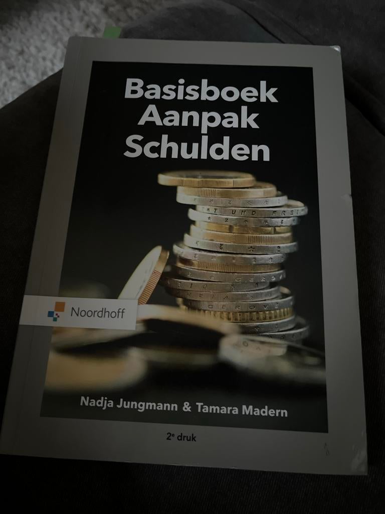 Basisboek Aanpak Schulden - Nadja Jungmann & Tamara Madern, Ophalen of Verzenden, Nieuw, Overige niveaus