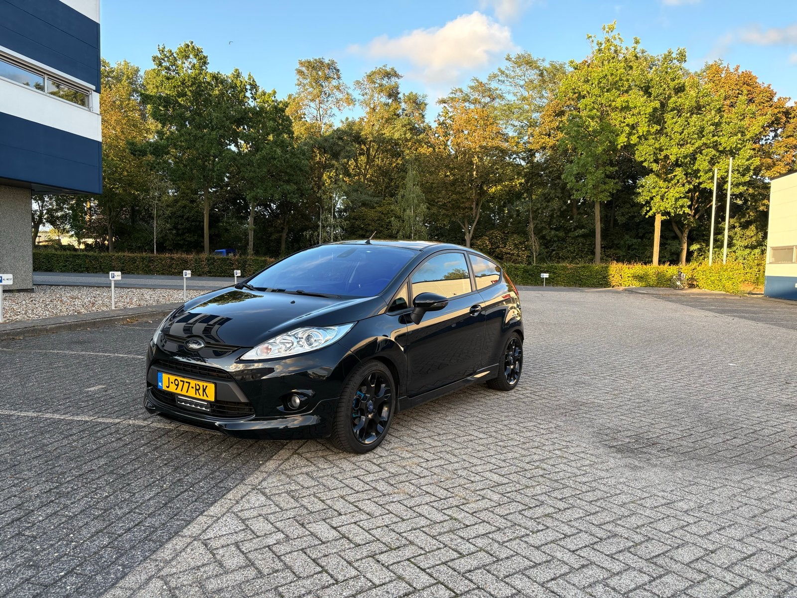Ford Fiesta 1.6 metal, Auto's, Ford, 1596 cc, 31 €/maand, 4 cilinders, Zwart