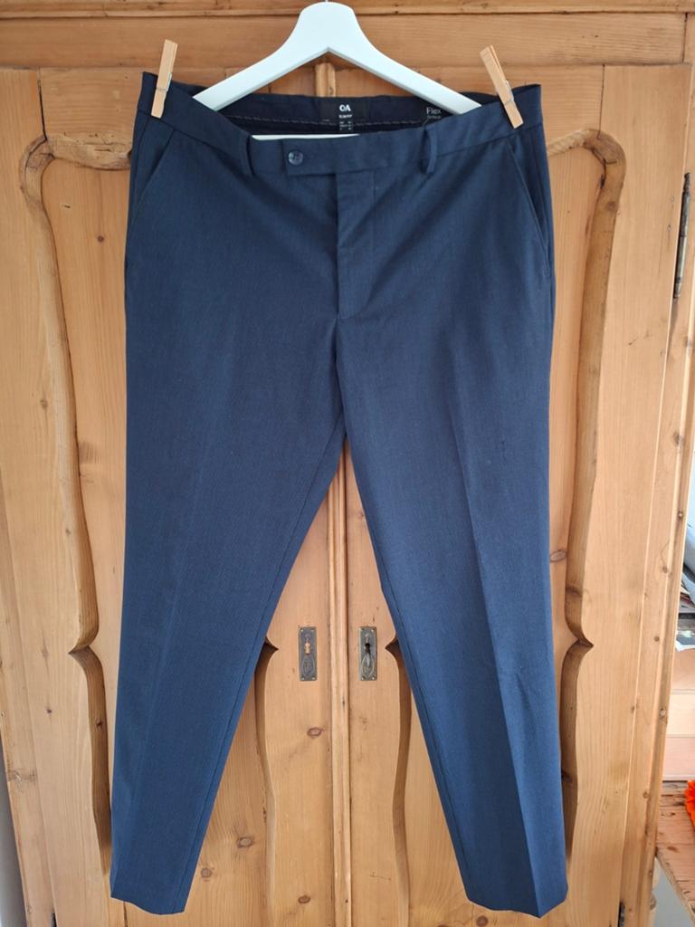 Heren pantalon C&A maat 50 - Zo goed als nieuw, Maat 48/50 (M), Zo goed als nieuw, Grijs, C&A