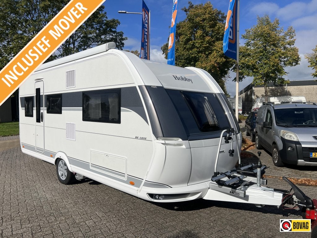 Hobby De Luxe 495 UL Mover Luifel Fietsdrager, Rondzit, Hobby, Bedrijf, Schokbreker