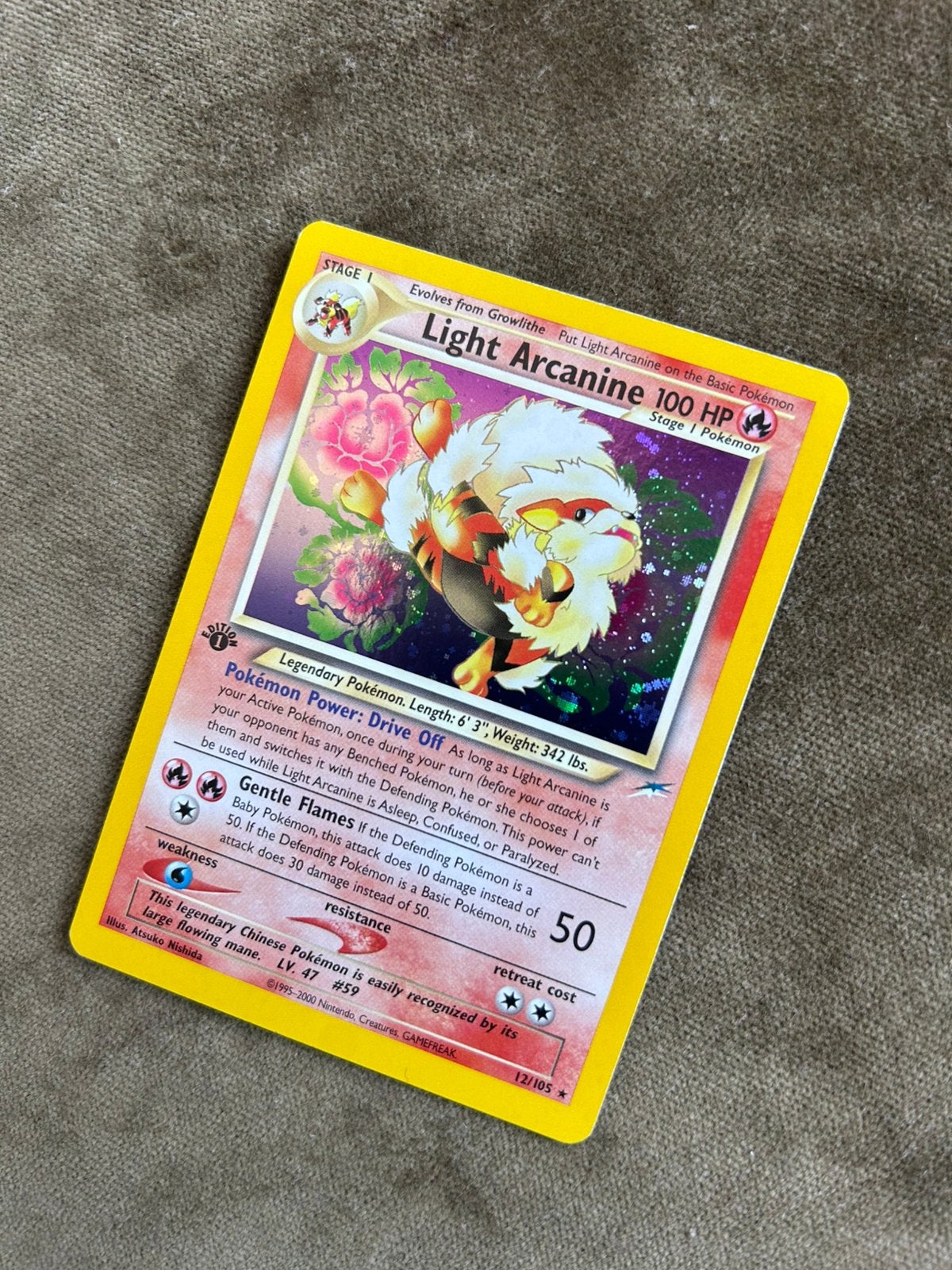 Light Arcananie 1st edition Holo, Ophalen of Verzenden, Zo goed als nieuw