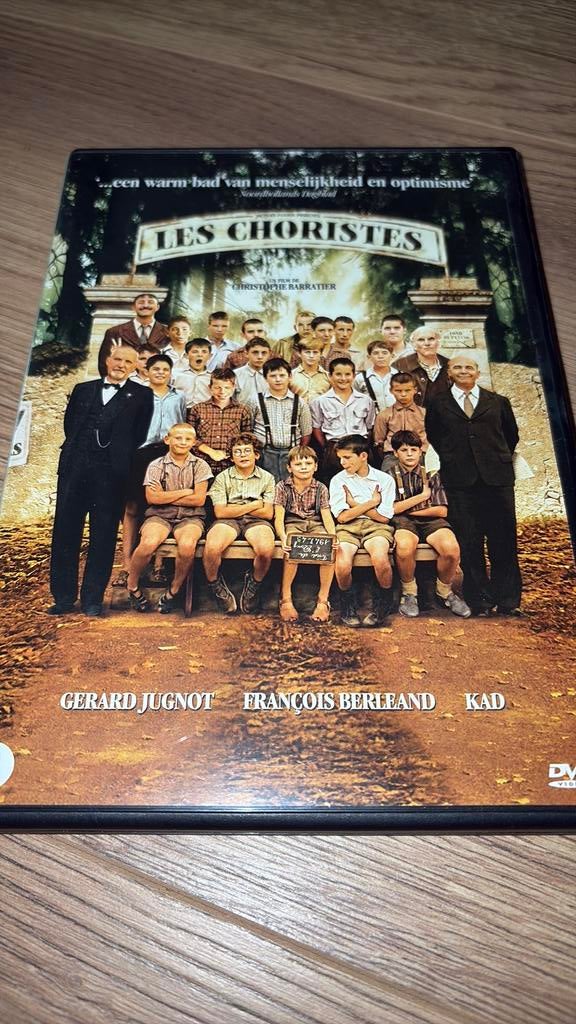 Les Choristes uit 2004 op dvd., Cd's en Dvd's, Vanaf 16 jaar, Ophalen of Verzenden, Zo goed als nieuw, Overige gebieden