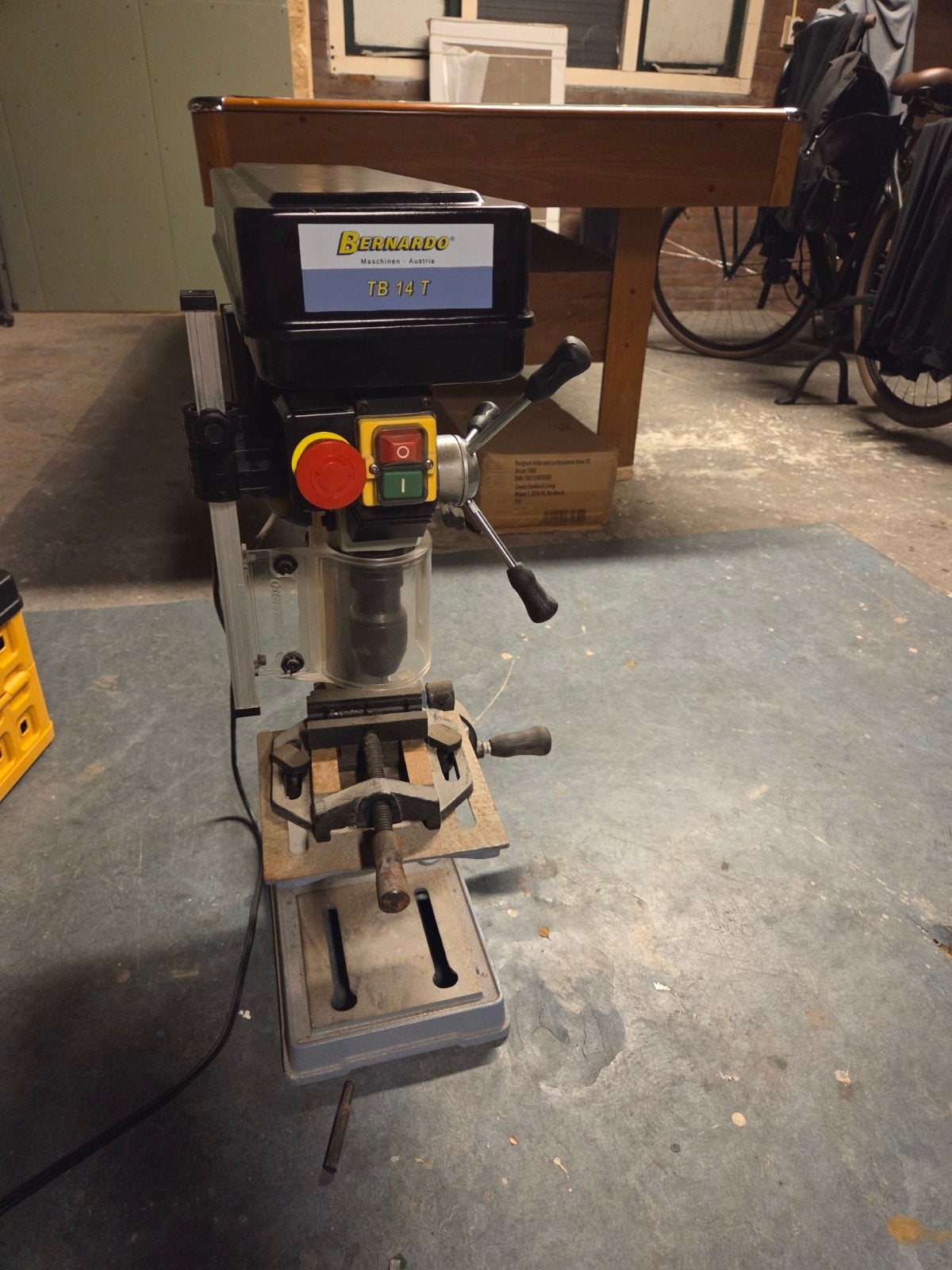 Bernardo Kolomboormachine TB 14 T - Zo goed als nieuw, Ophalen of Verzenden, Zo goed als nieuw, Minder dan 400 watt, Kolomboormachine