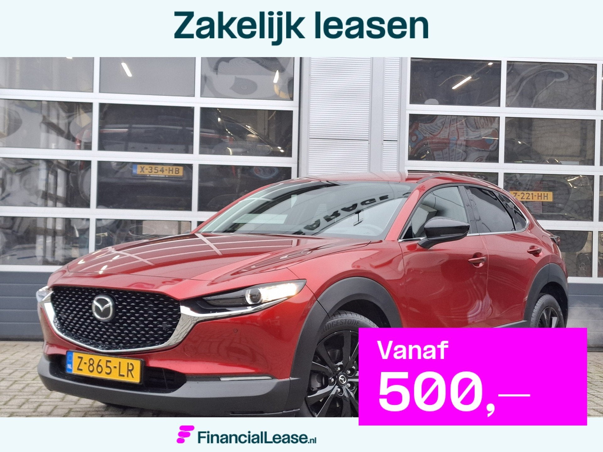 Mazda CX-30 2.0 e-SkyActiv-G M Hybrid Homura | Navigatie/And, Gebruikt, 4 cilinders, SUV of Terreinwagen, 1300 kg