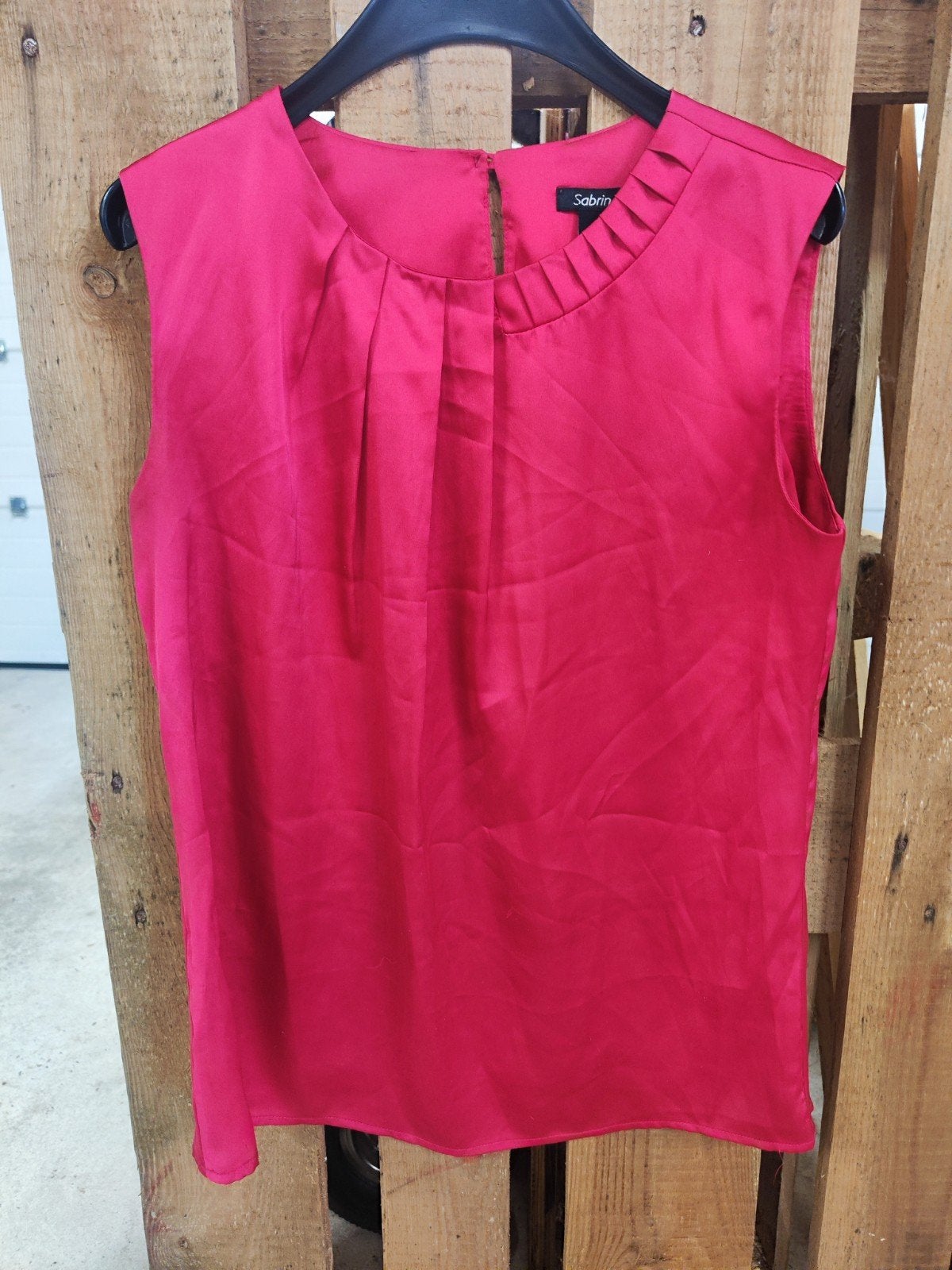 Sabrina Fuchsia Mouwloze Top Maat S, Sabrina, Ophalen of Verzenden, Zo goed als nieuw, Roze