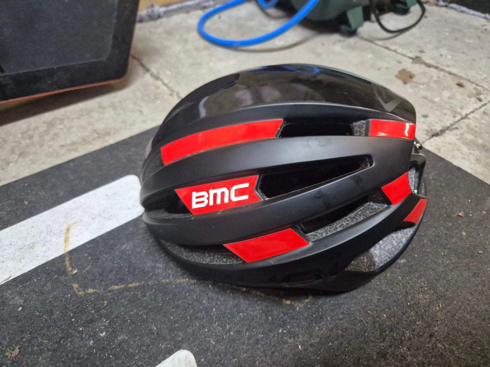 Fietshelm Ekoi BMC - Zwart/Rood, Gebruikt, M, Ophalen of Verzenden, Ekoi