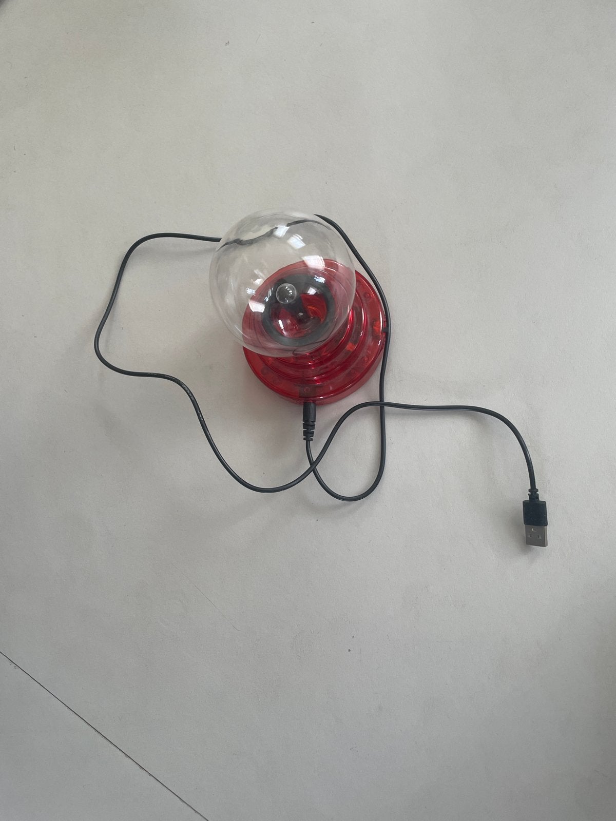 Plasma lamp, Ophalen of Verzenden, Zo goed als nieuw, Elektronica, Met licht