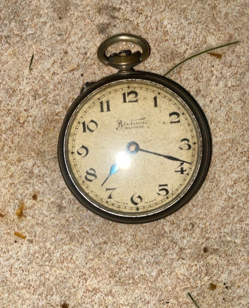 Antiek zakhorloge - Beautime - Zwitsers - Jaren '30, Overige merken, Overige materialen, Zakhorloge, 1930 tot 1960
