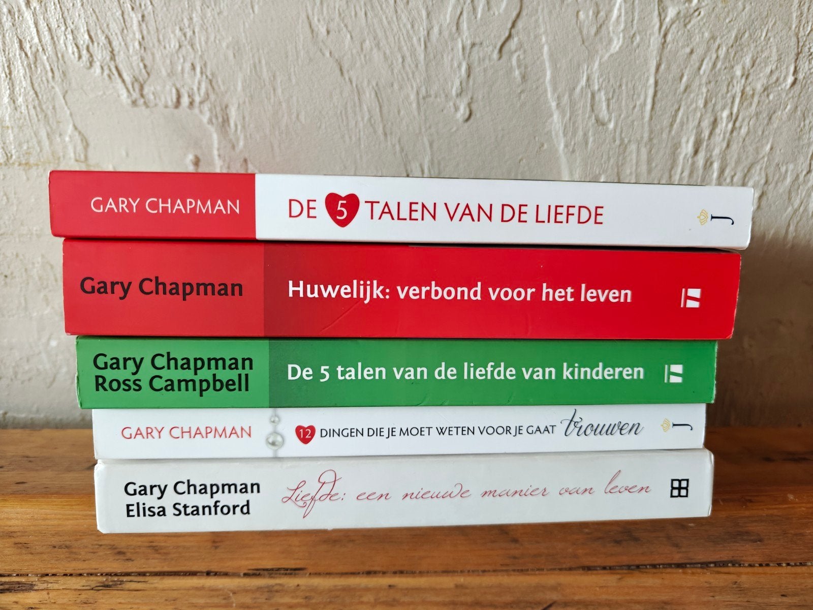 5 Boeken van Gary Chapman., Boeken, Ophalen of Verzenden, Zo goed als nieuw