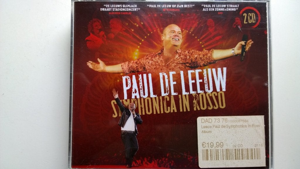Paul de Leeuw - Symphonica In Rosso, Ophalen of Verzenden, Zo goed als nieuw, Pop