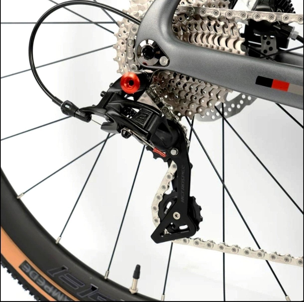 Gravel bike carbon frame 54 cm, 28 inch, Carbon, Heren, Nieuw