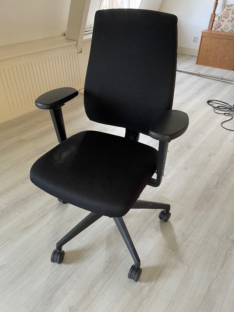 Interstuhl bureaustoel 154G, Ophalen, Gebruikt, Zwart, Bureaustoel