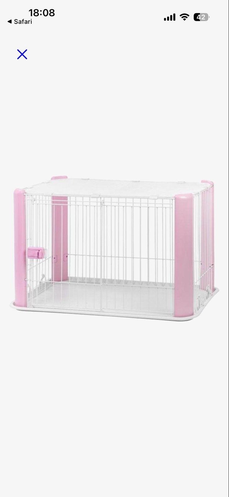 Roze puppy bench, Ophalen, Gebruikt