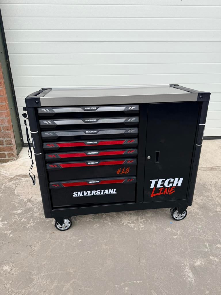 Silverstahl Tech Line Gereedschapswagen 261-delig – Nieuw, Ophalen of Verzenden, Nieuw
