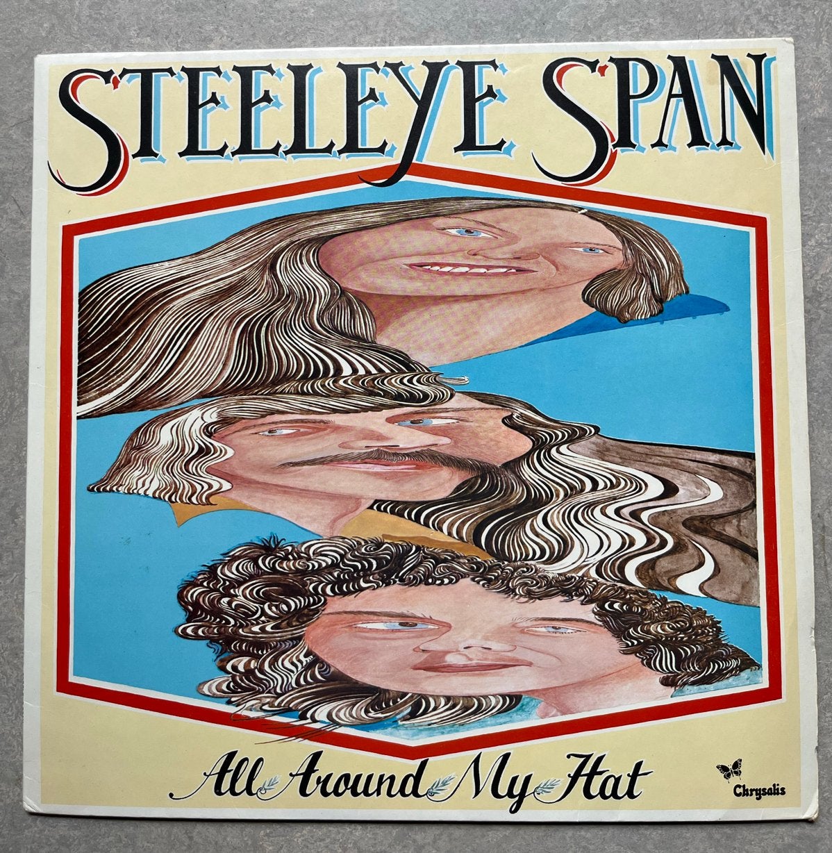Steeleye Span - All Around My Hat (LP folkrock), Cd's en Dvd's, Vinyl | Rock, LP, Gebruikt, Ophalen of Verzenden, 12 inch