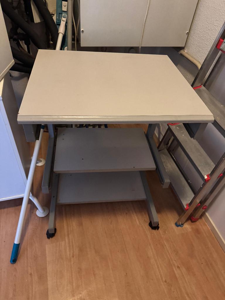 Verrijdbaar tafeltje, Huis en Inrichting, Tafels | Bijzettafels, Ophalen, Rechthoekig, Minder dan 55 cm, 45 tot 60 cm