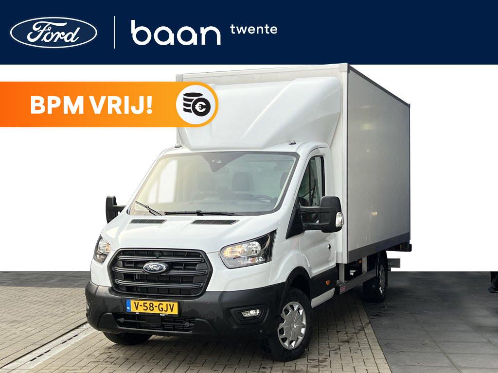 Ford Transit 350 | L4H1 Bakwagen + Laadklep | RWD | B rijbew, Auto's, 12 maanden, 1995 cc, 4 cilinders, Wit