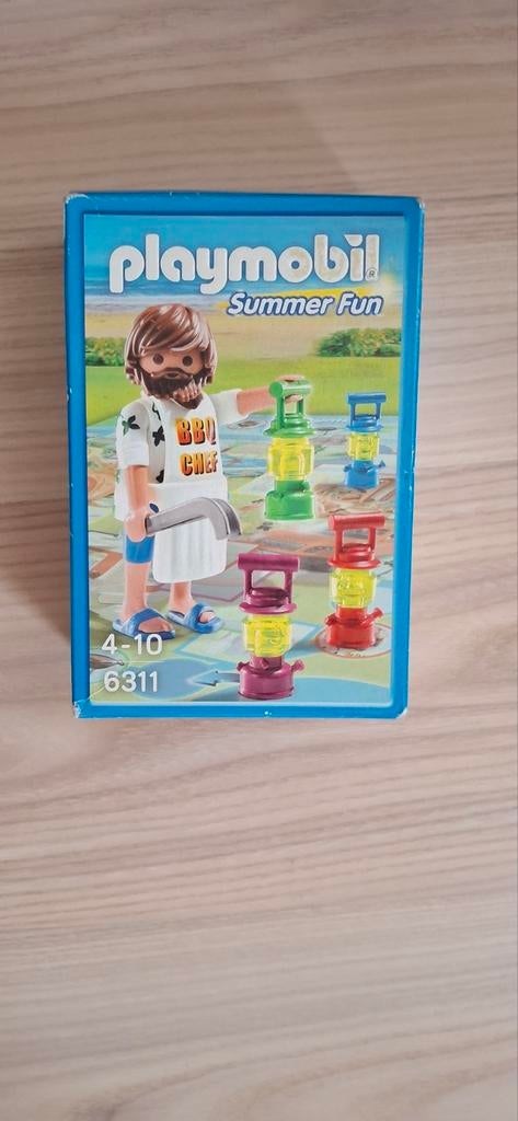 Playmobil 6311 BBQ-chef kampeerspel, Ophalen of Verzenden, Nieuw, Complete set