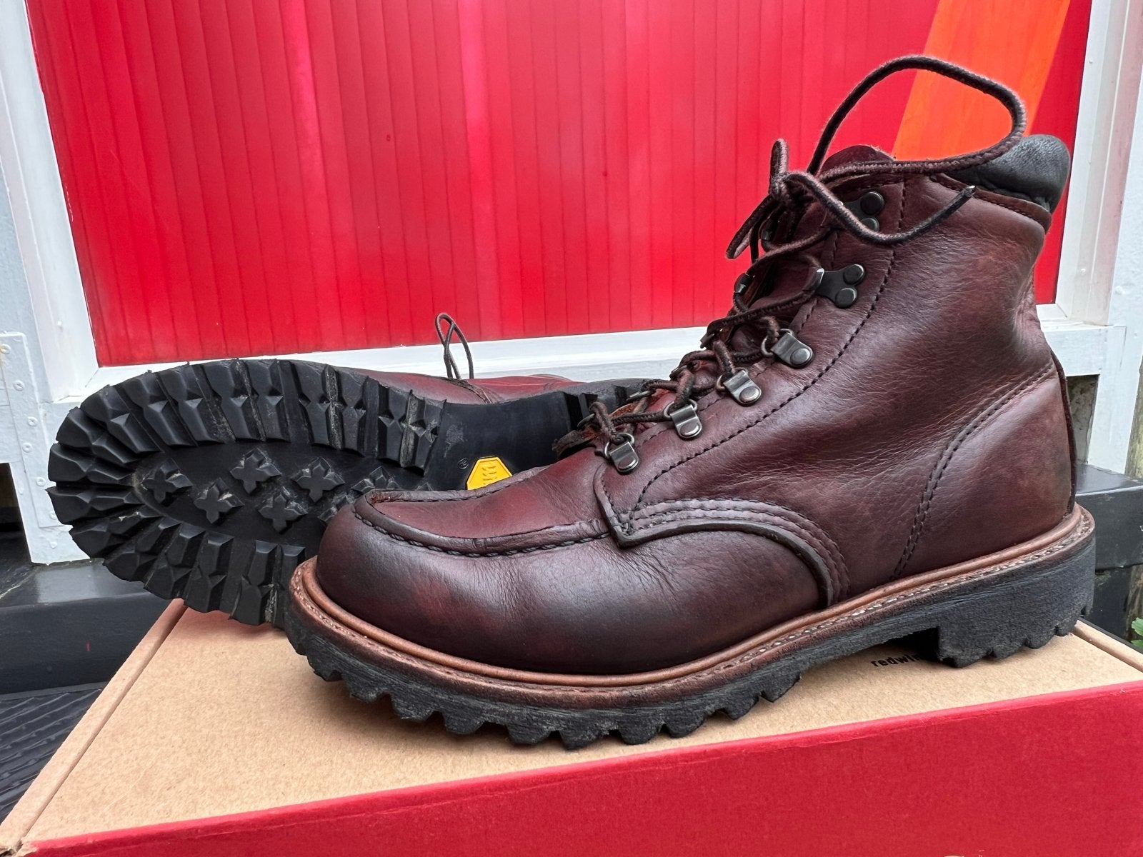Red Wing Sawmill Boots, als nieuw - maat 41, Bruin, Verzenden, Boots, Zo goed als nieuw