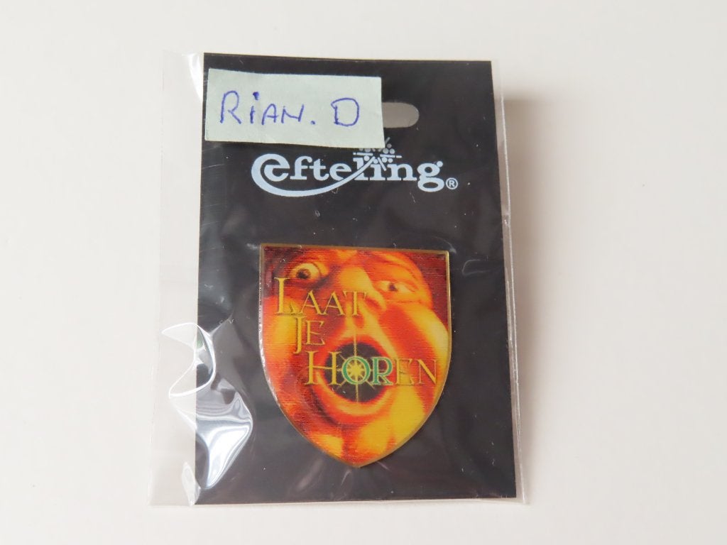 Efteling pin Holle Bolle Gijs Laat je Horen., Ophalen, Zo goed als nieuw, Button of Speldje