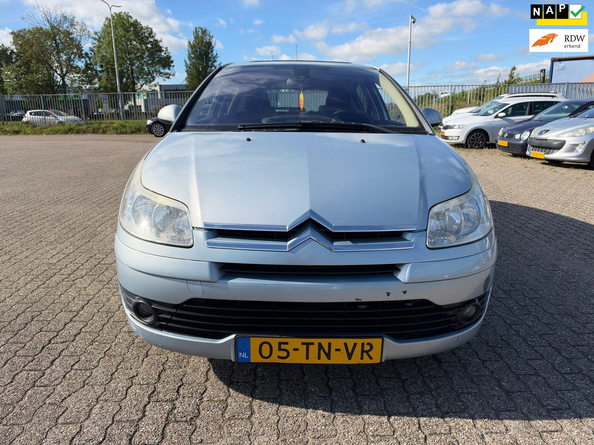 Citroen C4 Citroën C4 1.6-16V Image Automaat | Panoramadak, Auto's, Dealer onderhouden, Stof, Gebruikt, Zwart
