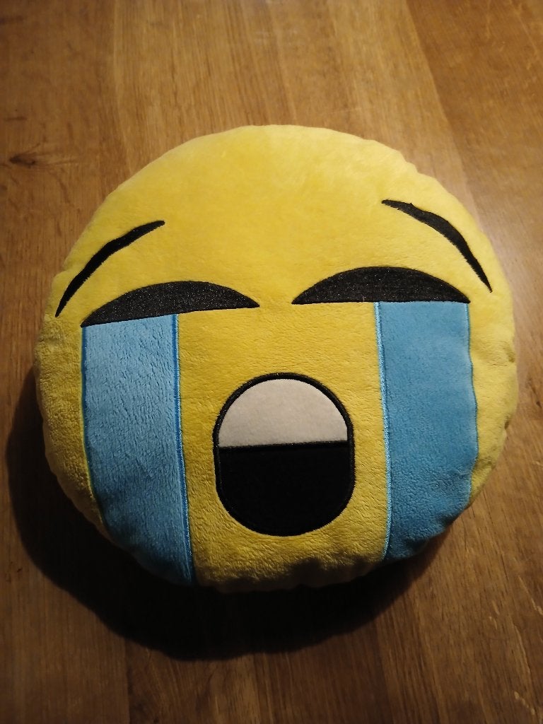 Emoji kussen, Ophalen of Verzenden, Gebruikt, Overige typen
