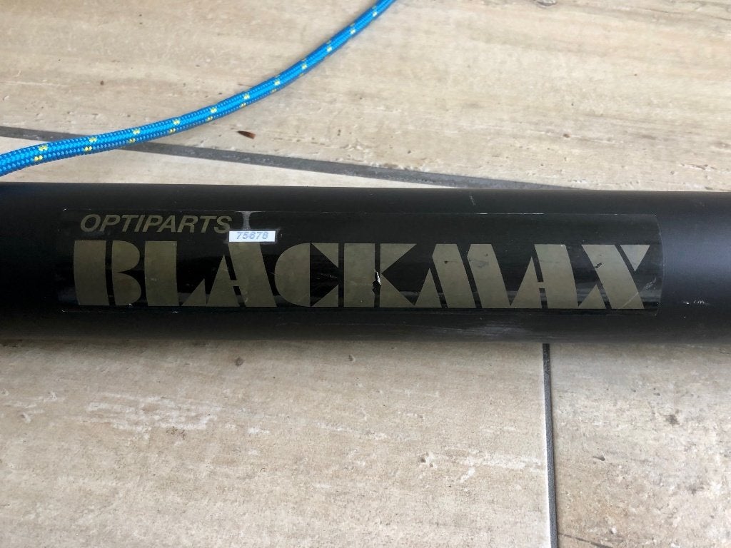 Optimist giek BLACKMAX EX955 Optiparts - zo goed als nieuw, Watersport en Boten, Minder dan 15 m², Zo goed als nieuw, Toebehoren