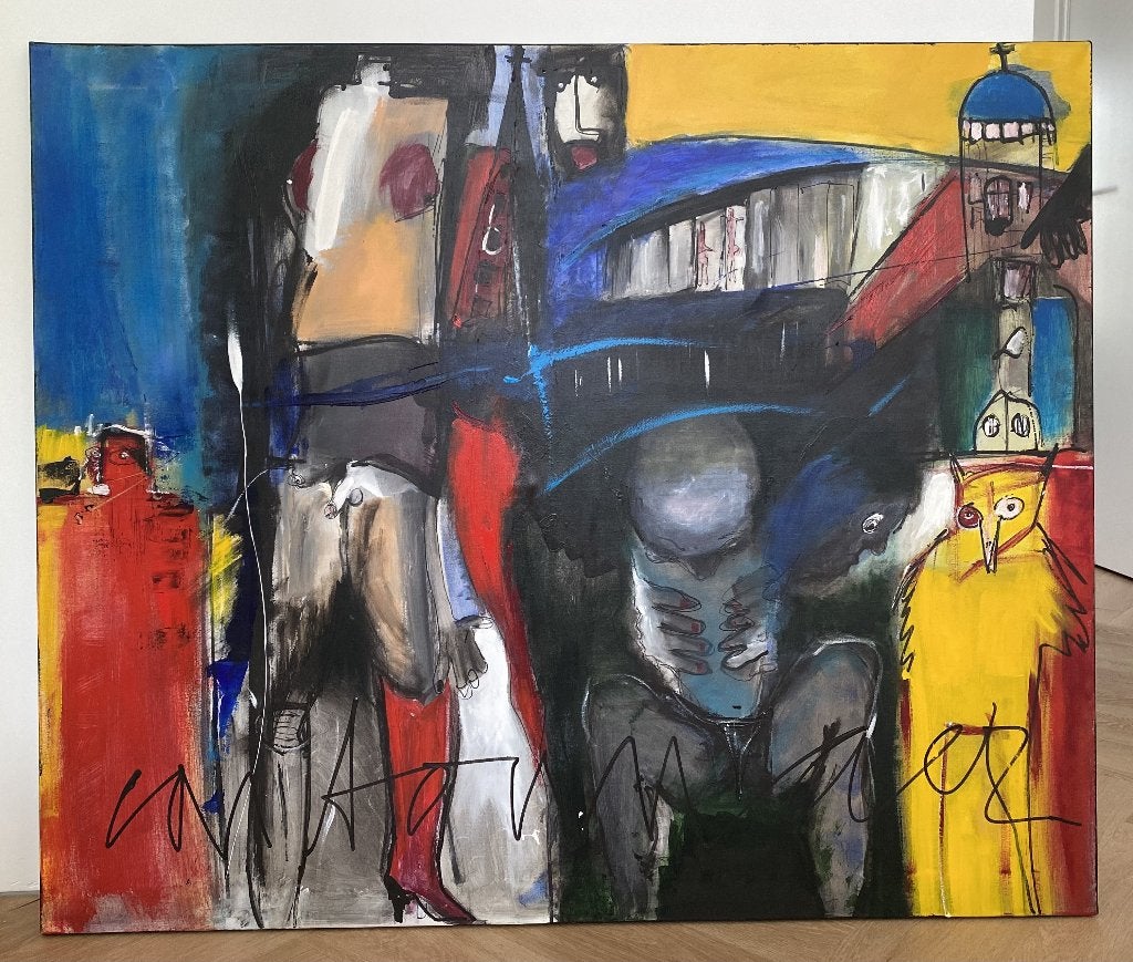 Schilderij van Con Tonnaer (2004), Ophalen of Verzenden