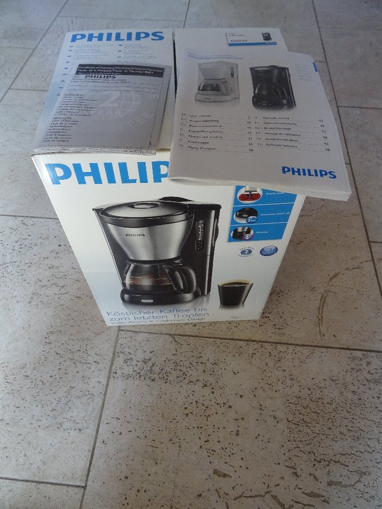 Philips koffiezetapparaat HD 7566, Overige modellen, 10 kopjes of meer, Nieuw, Gemalen koffie