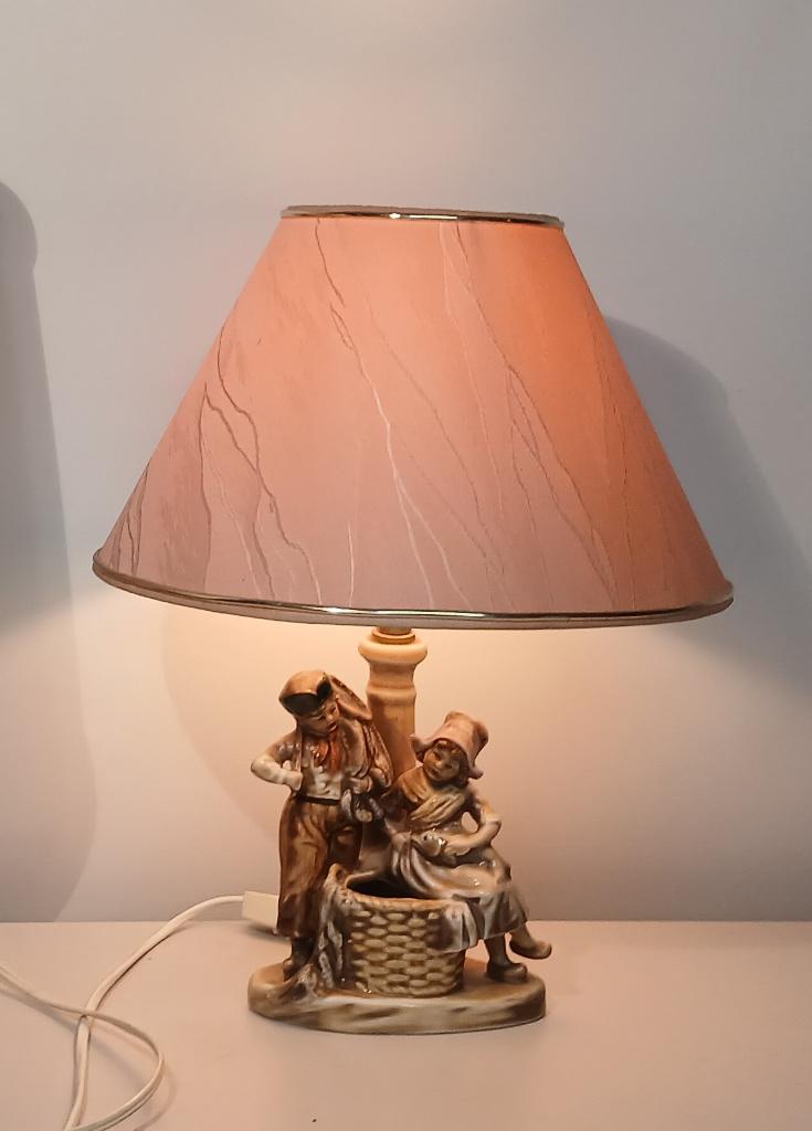 Oude Vintage Lamp West Germany 5386 Tafellamp Hummel Stijl, Ophalen of Verzenden