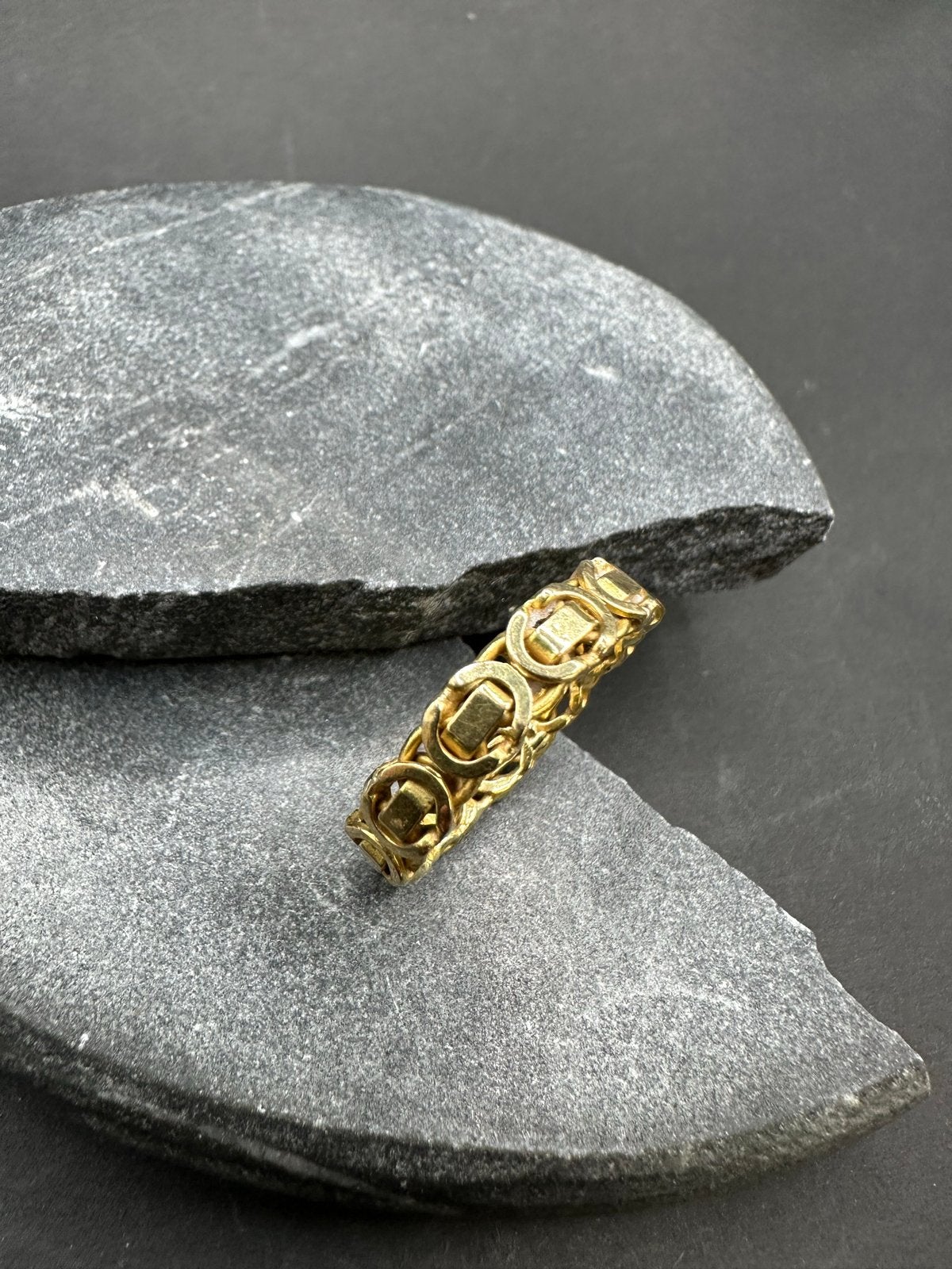 Unieke 18k Gouden Koningsring - Zeer Zeldzaam, Sieraden, Tassen en Uiterlijk, 18 tot 19, Gebruikt, Ophalen of Verzenden, Dame of Heer