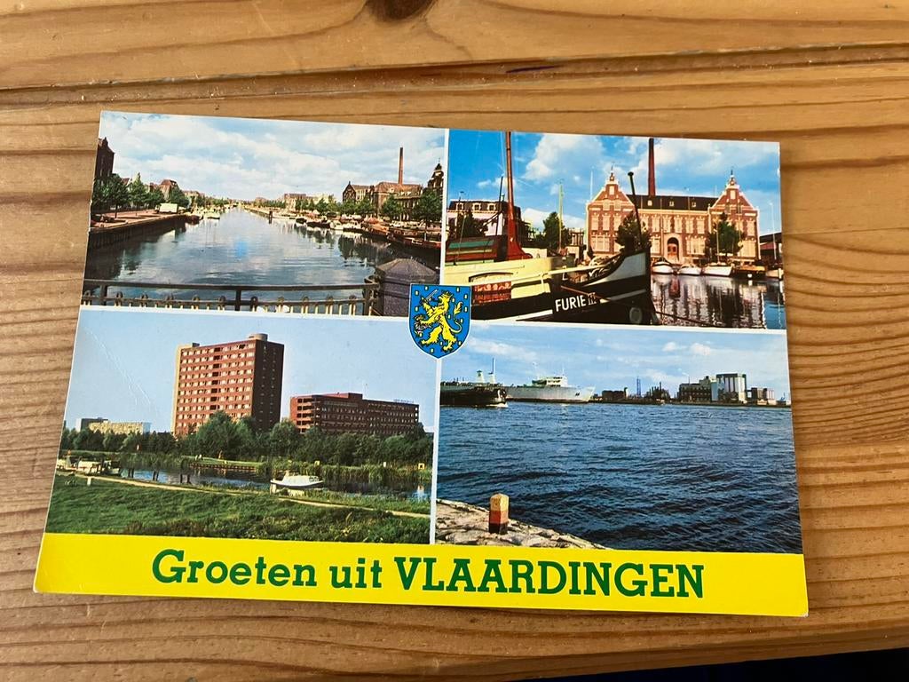 Ansichtkaart Vlaardingen, Verzamelen, Ansichtkaarten | Nederland, Ophalen of Verzenden, Voor 1920, Zuid-Holland