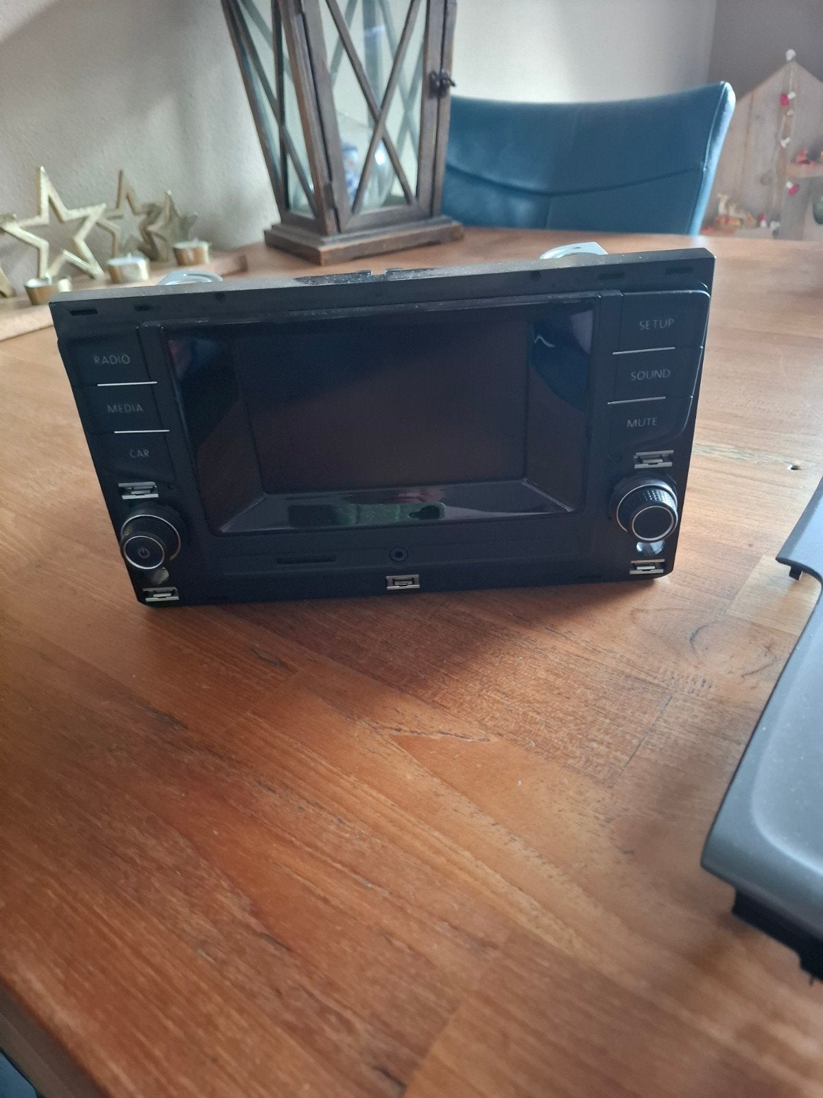 VW Golf 7 MIB Entry Radio met frame, Ophalen of Verzenden, Gebruikt