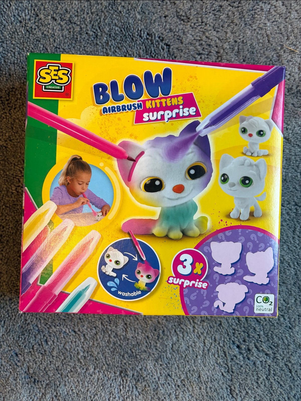 SES Creative Blow Airbrush Kittens Surprise, Kinderen en Baby's, Ophalen of Verzenden, Nieuw, Jongen of Meisje