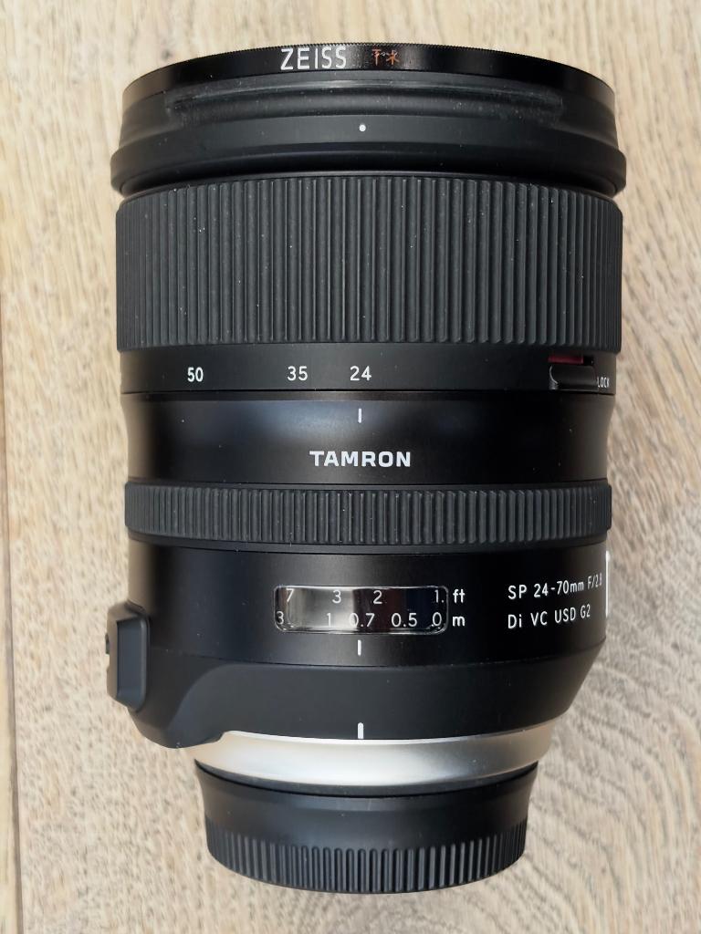 Tamron SP 24-70mm G2 VC USD - Black A032N - voor Nikon F, Ophalen of Verzenden, Zo goed als nieuw, Telelens, Zoom