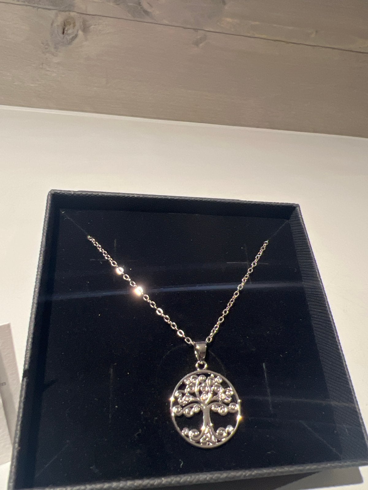 Di Lusso Jewels Ketting 'Levensboom' met Kristallen, Met kristal, N, N, Ophalen of Verzenden