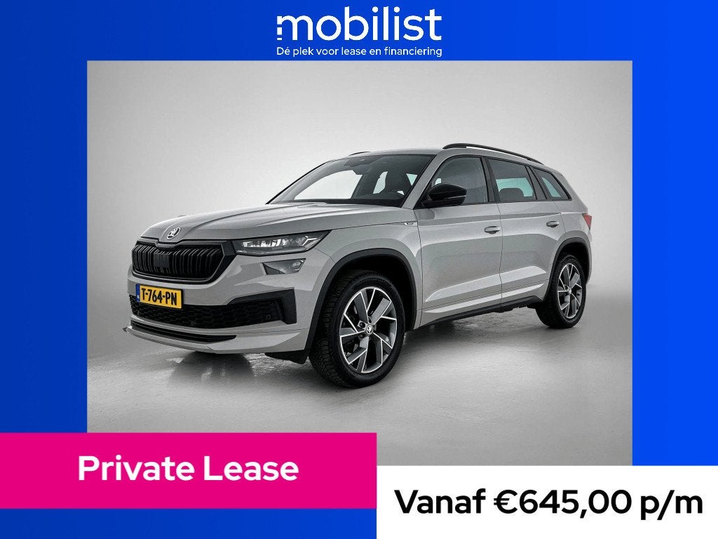 Skoda Kodiaq 1.5 TSI Sportline Business (bj 2023, automaat), 150 pk, Alcantara, Bedrijf, Kodiaq