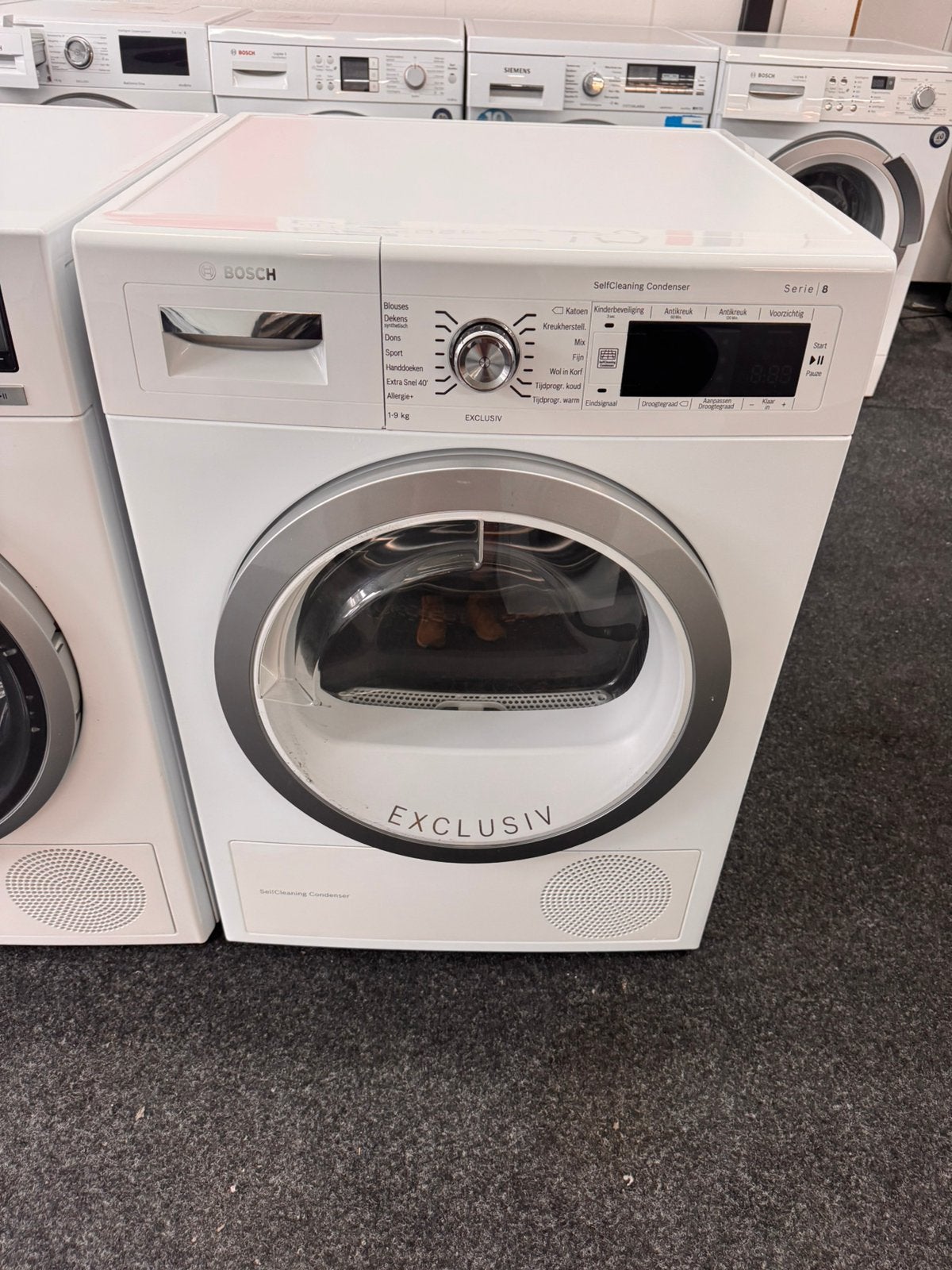 BOSCH WARMTEPOMPDROGER 9 KG met 1 jaar garantie, N, Anti-kreukfase, N, Overige typen