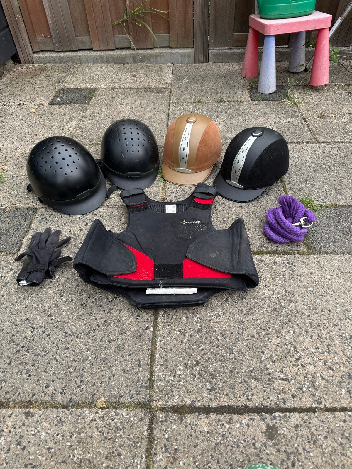 Complete paardrijset, Dieren en Toebehoren, Ophalen, Gebruikt