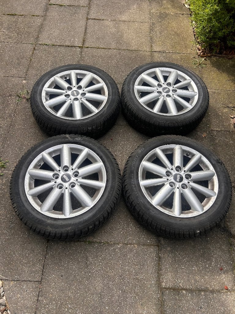 Winterbanden Mini F65, Ophalen, Gebruikt, 16 inch, 175 mm