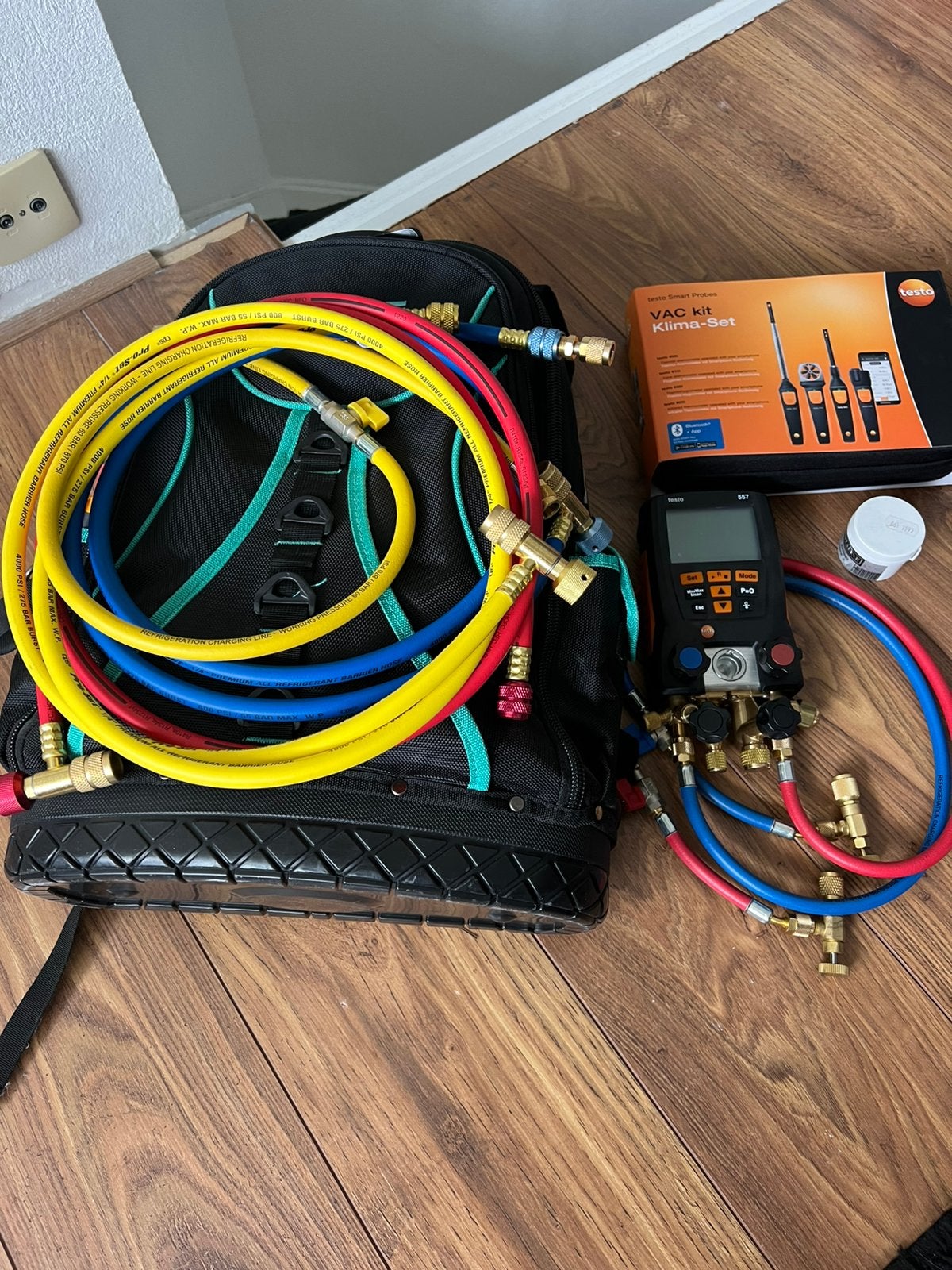 Te koop complete meterset voor de koelspecialist., Witgoed en Apparatuur, Airco's, Ophalen, Minder dan 60 m³, 3 snelheden of meer